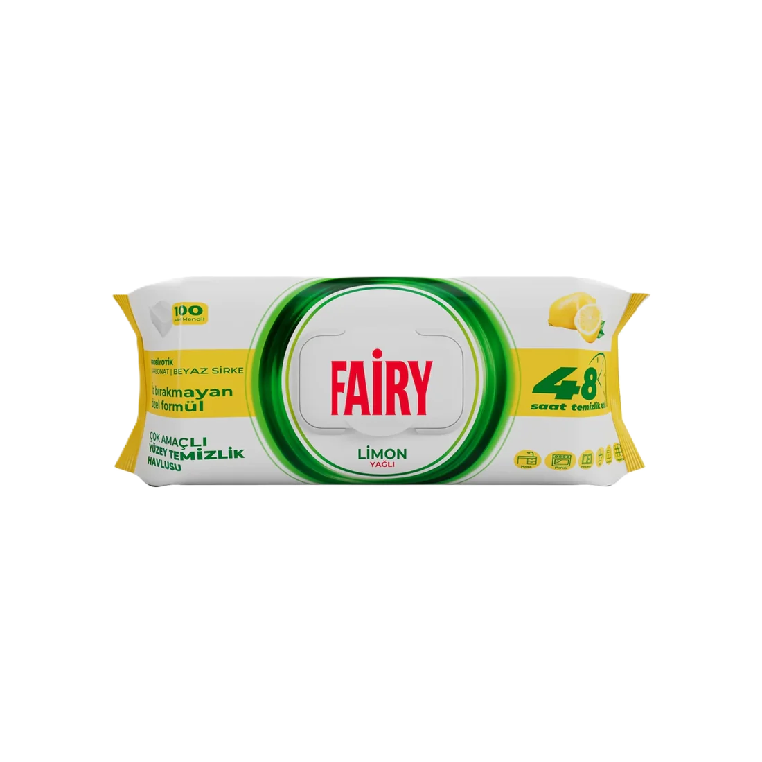 FAIRY Peceta Pastruese për Sipërfaqe 100 copë – Aromë Limoni