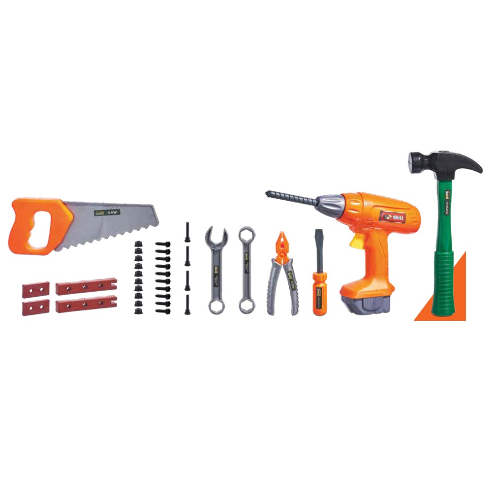 36-piece plastic tool box