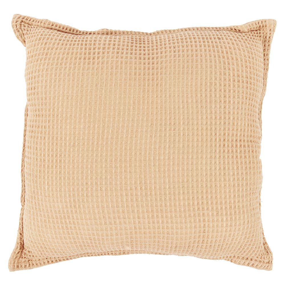 Honeycomb decorative cushion 45x45cm orange