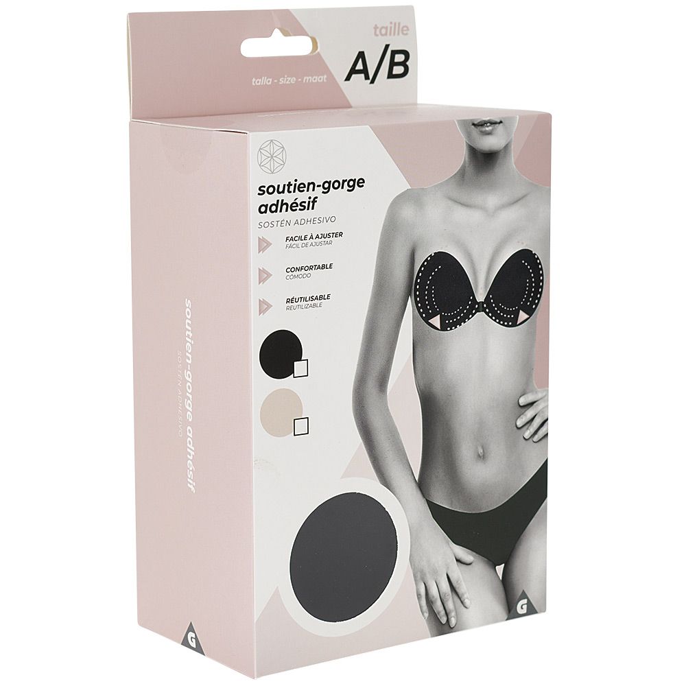Invisible adhesive bra B/C cup
