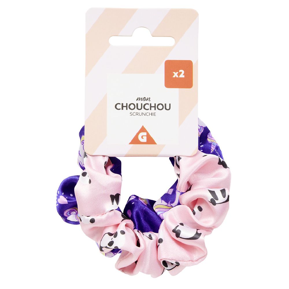 SCRUNCHIE PRINT UNICORN MULTI