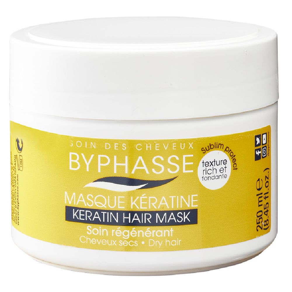 Byphasse keratin hair mask for dry hair 250 ml