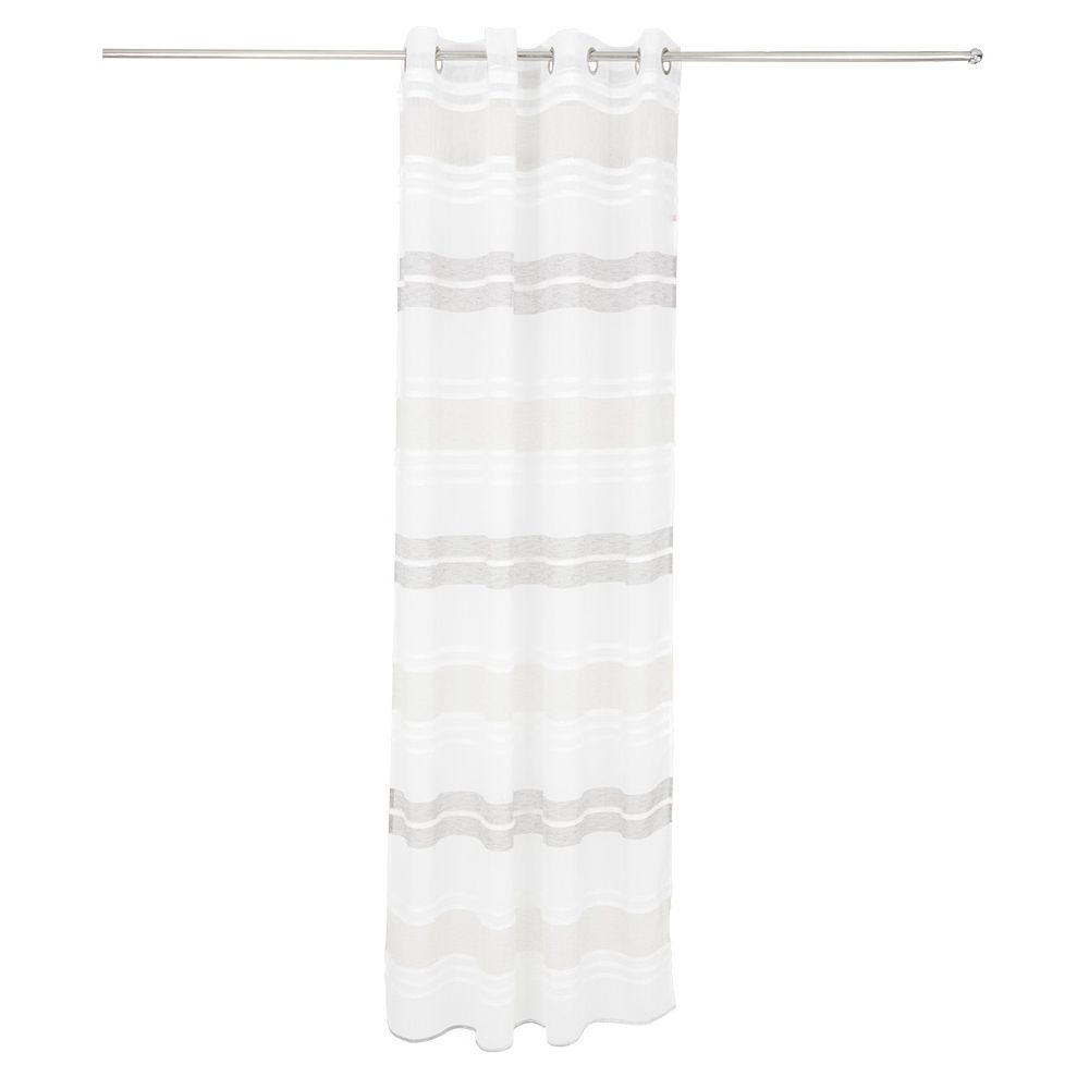 Beige tufted curtain 140x240cm