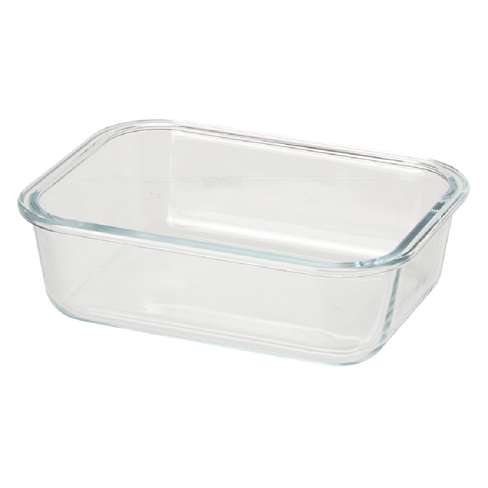 1 L glass and bamboo box