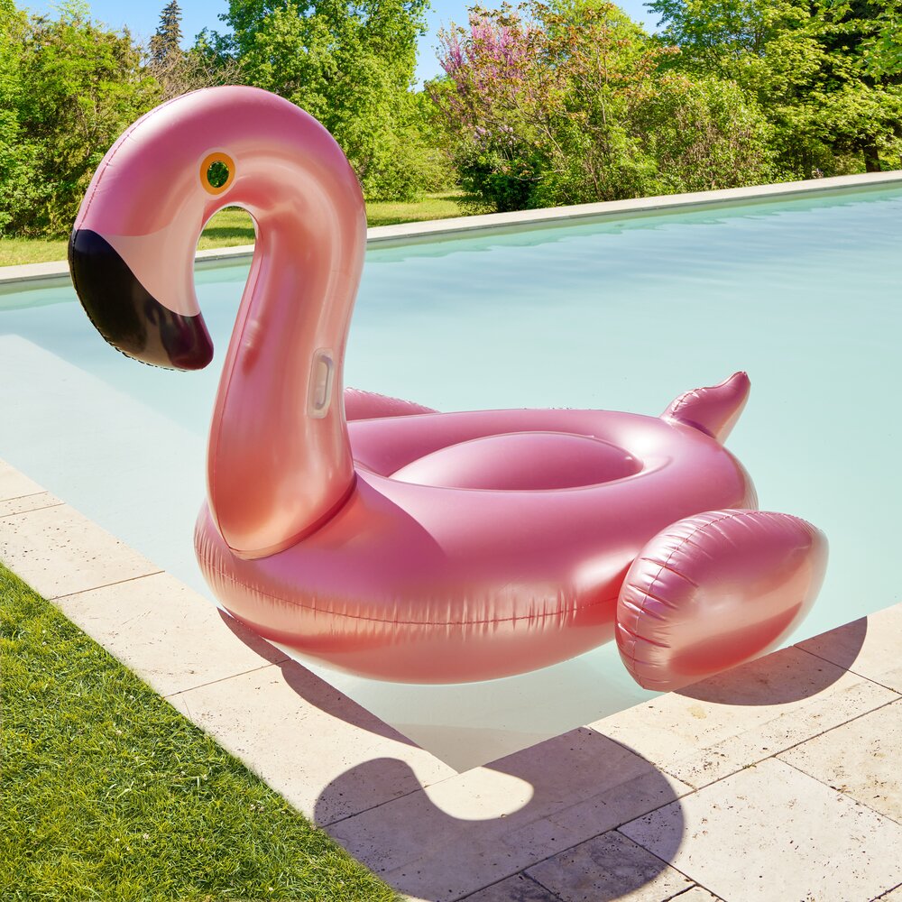 GOME ME AJER ME DIZAJN FLAMINGO PER PISHINA