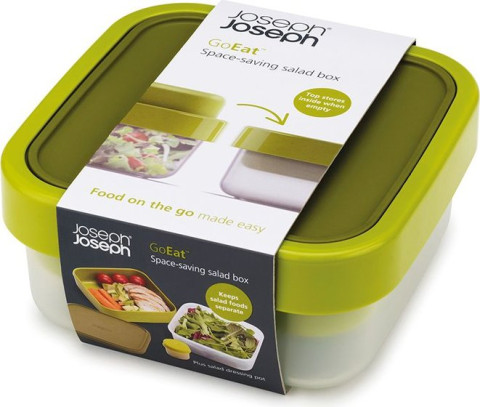 ENË NGA PLASTIKA 3/1 SALAD BOX NGJYRË E GJELBËRT 81029