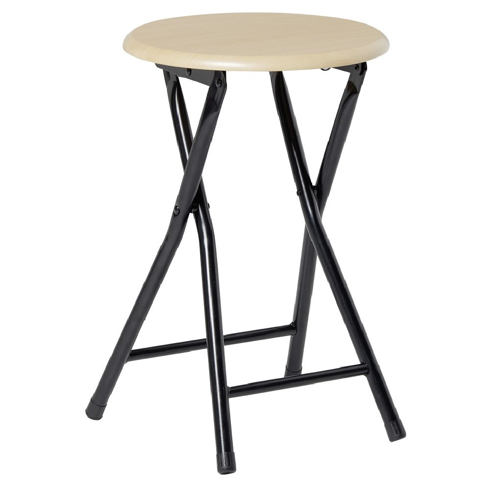 Aiden Folding Stool Brown L.30 x D.35 x H.45 cm