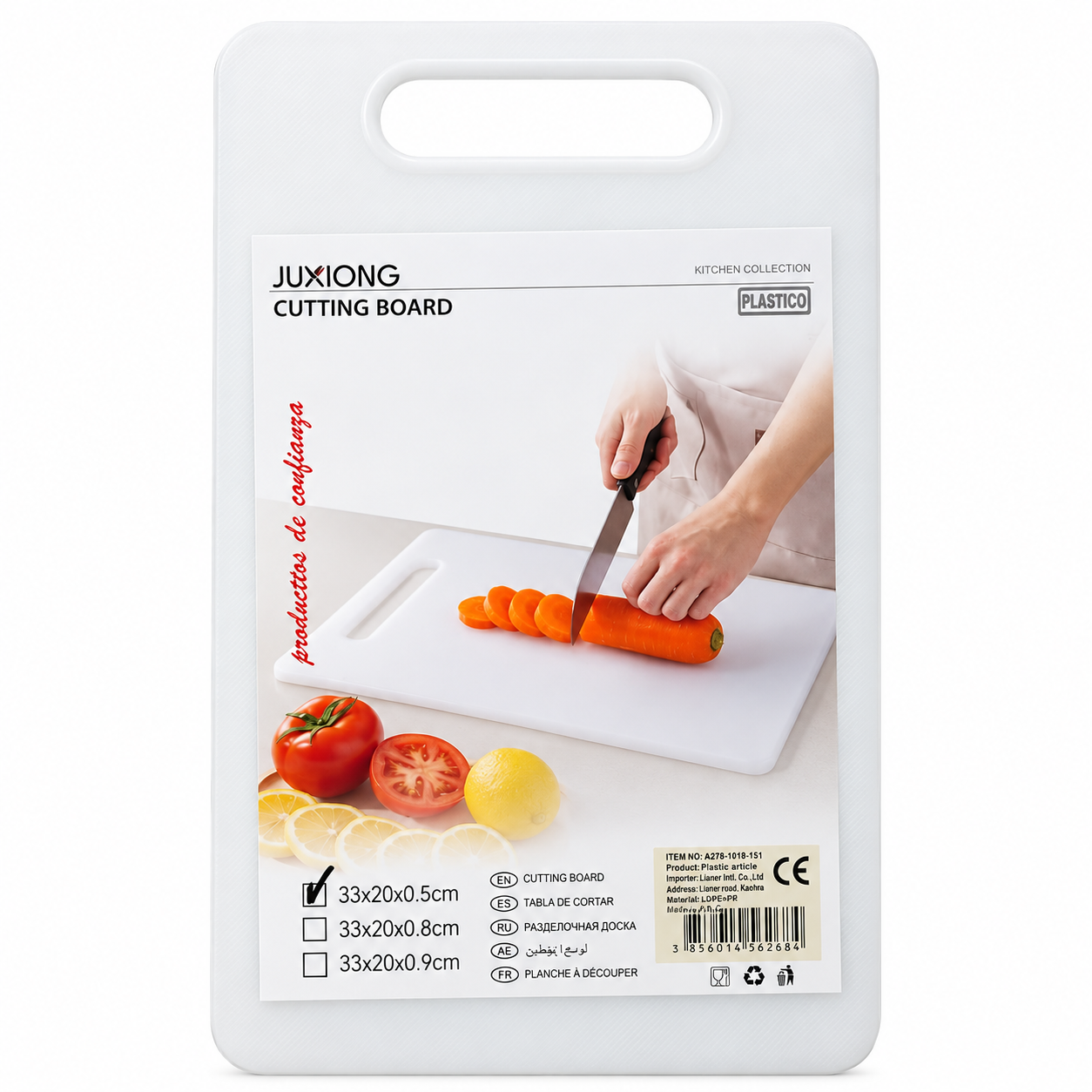 DERRASE PER PRERJE NGA PVC 33X20X0.5CM