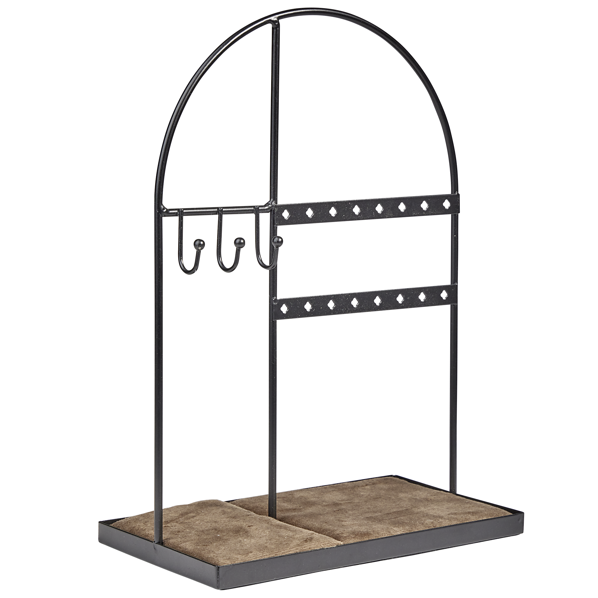 MBAJTESE BIZHUTERISH PREJ KADIFEJE DHE METALI 18x10xL25cm