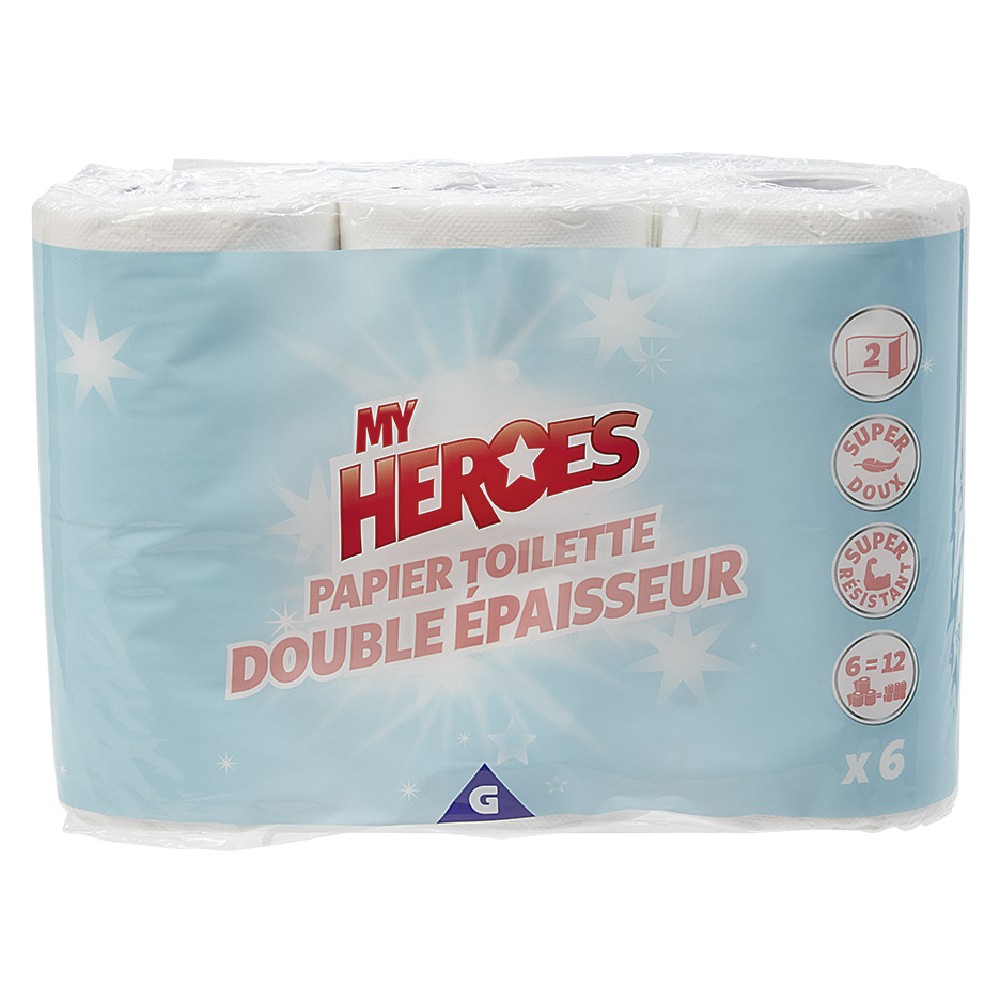 MY HEROES LETËR HIGJIENIKE ME TRASHËSI TË DYFISHTË X6 | 488624