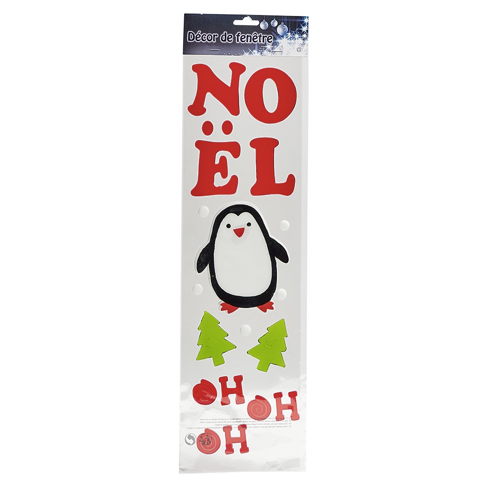 Christmas decoration gel sticker for window