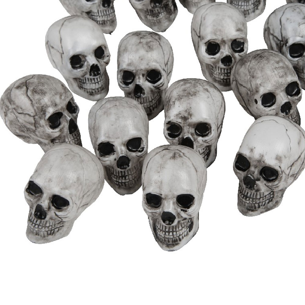 DEKOR NE FORME SKELETI PER TAVOLINE PER HALLOWEEN X10 NGA PLASTIKA