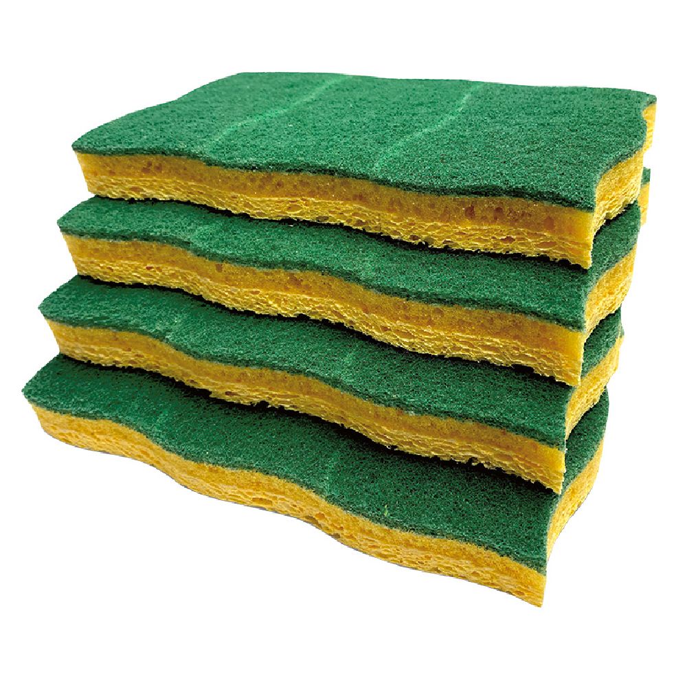 3-layer vegetable scrubbing sponge x12