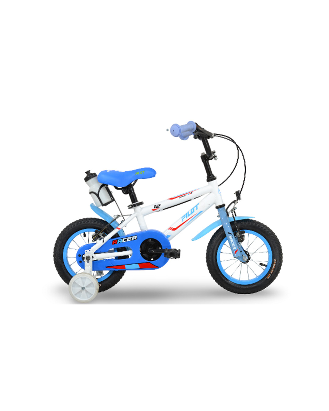 12" Kids Bike Racer Blue