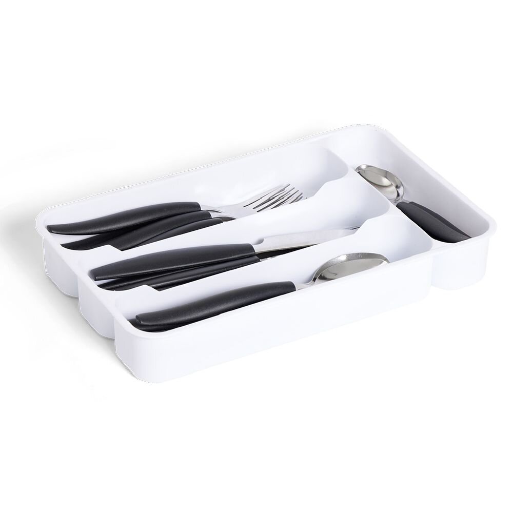 24-piece cutlery set with cutlery tray
