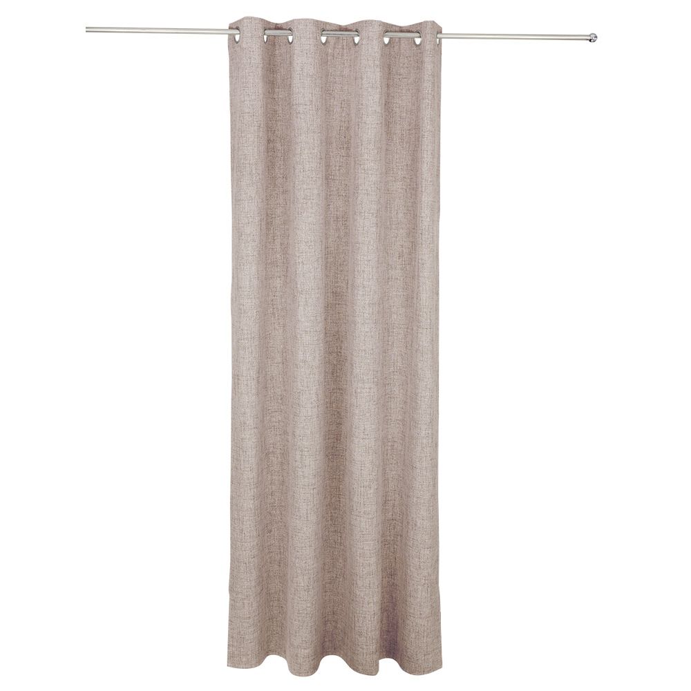 Blackout curtain with a mottled beige effect 140x240cm