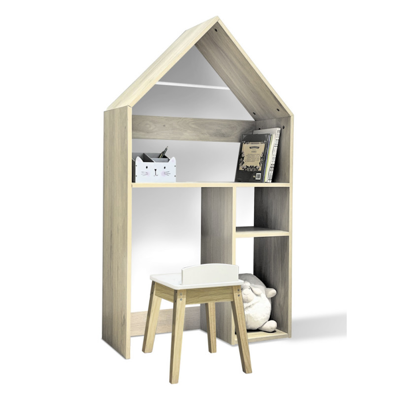 TAVOLINE SHKOLLE ME KARRIGE E BARDH