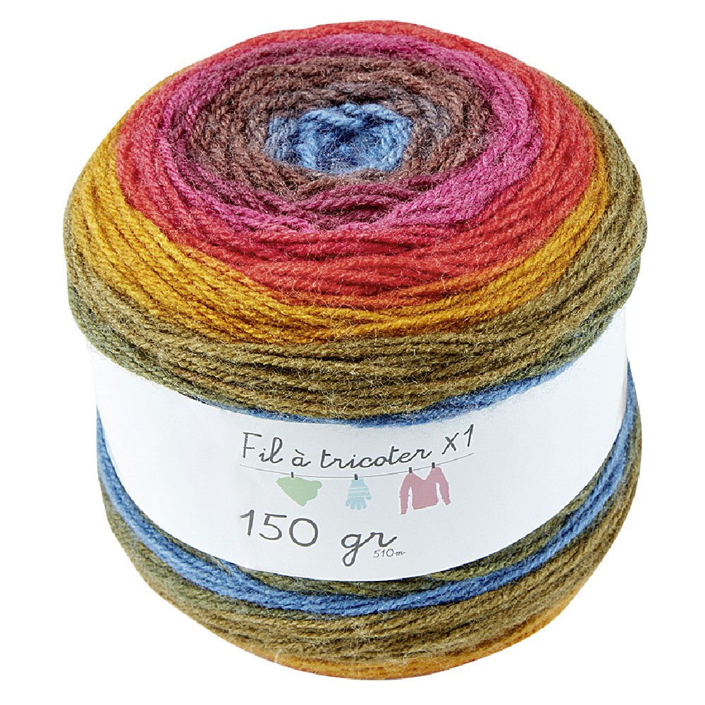 150g Multicolor Acrylic Spinning Knitting Yarn Ball