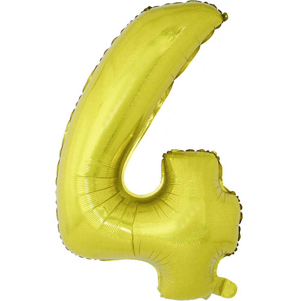BALON ALUMINI GOLD, NR 4