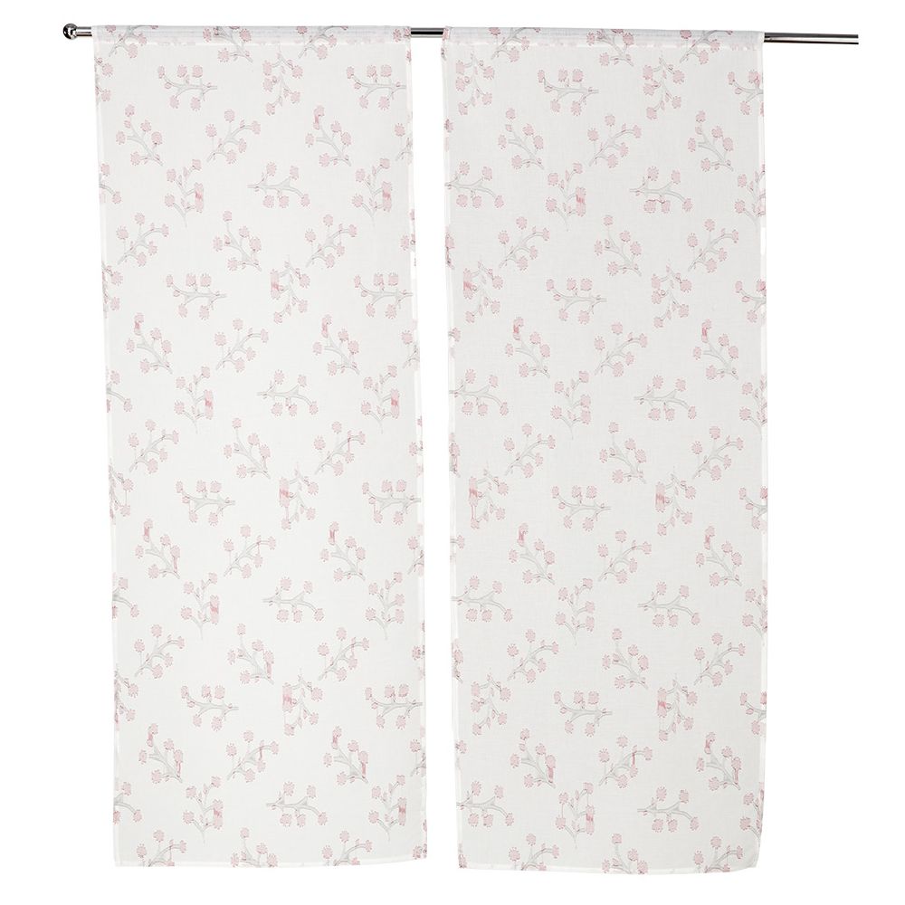 PERDE DEKORATIVE ME LULE L160X60 CM X2