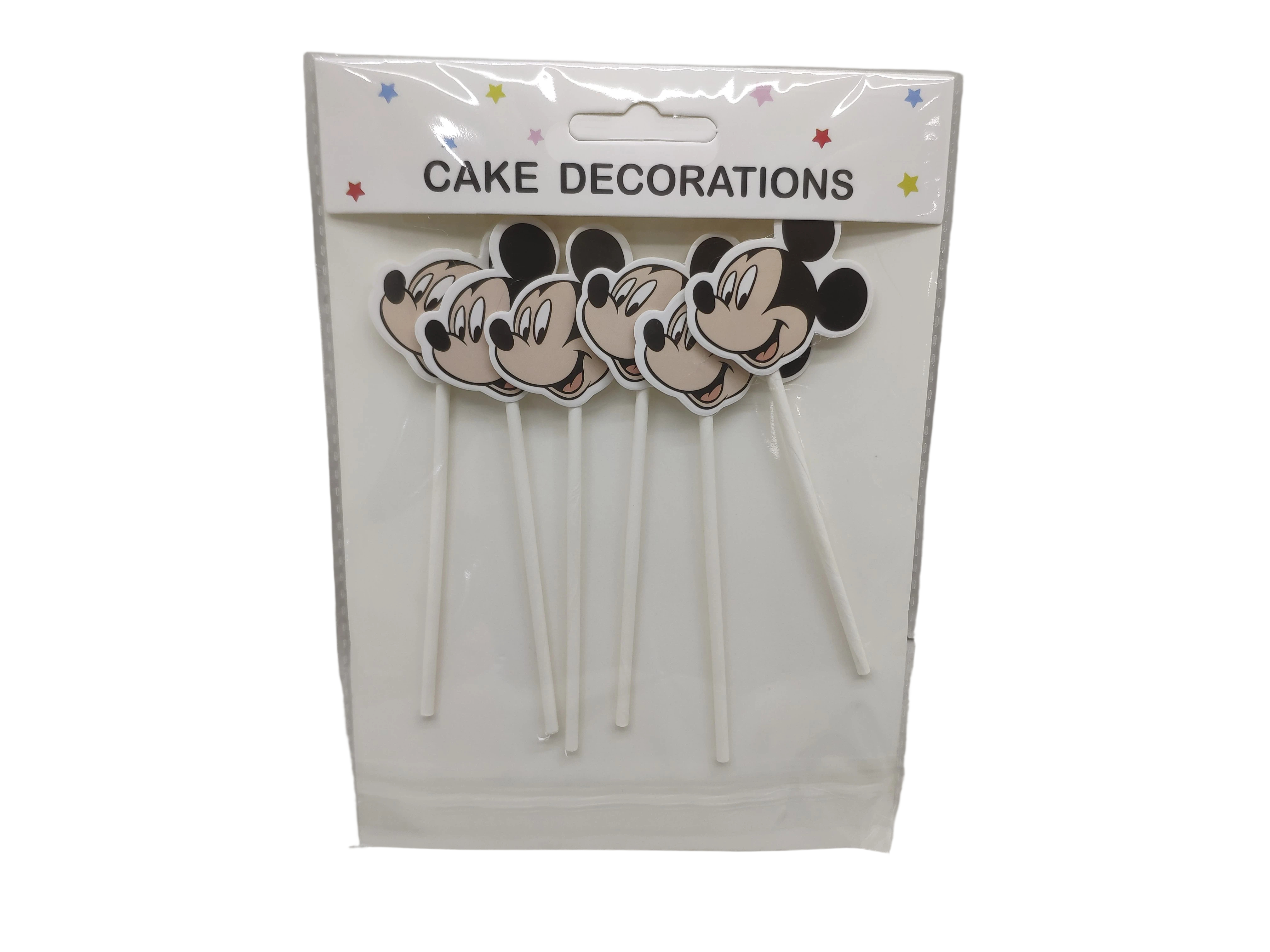 Shkopinj dekorues Mickey Mouse x6