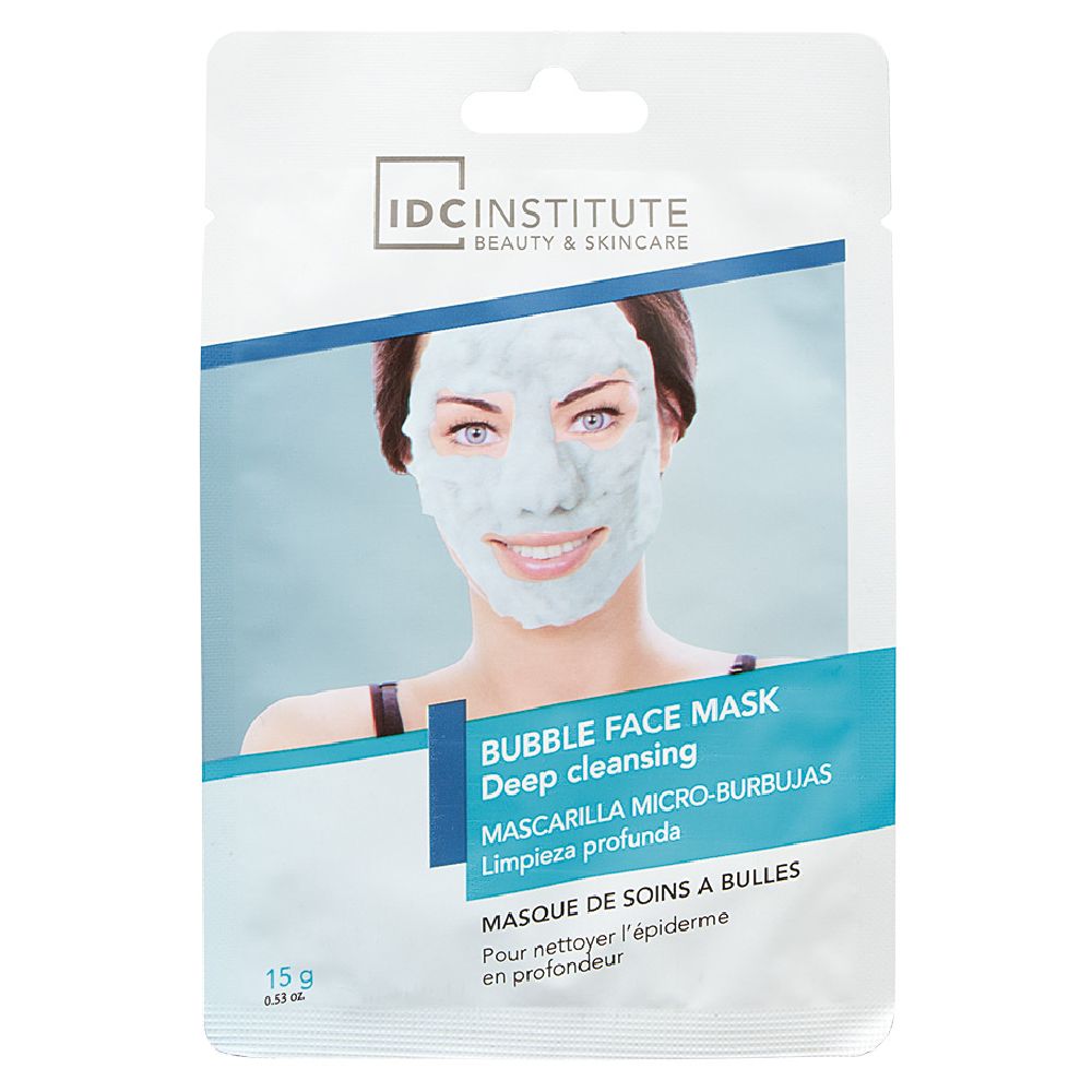 Foaming facial treatment mask