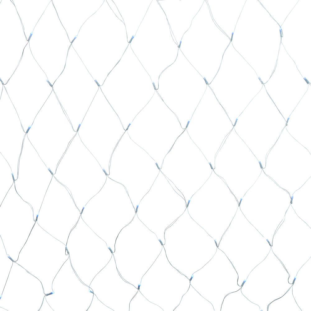 100 LED blue and white light net 120x120cm