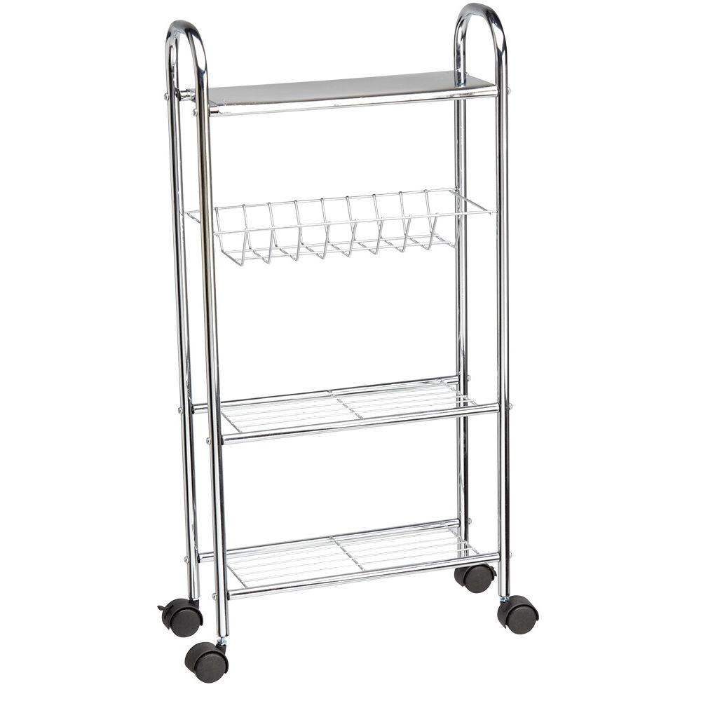 KARROCË BANJOJE 4 NIVELE METALIKE GRI