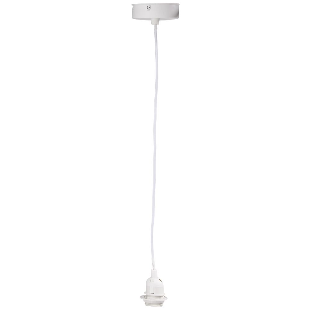 LLAMBA E VARUR KABLLO E BARDHË E27 Ø6XH120CM