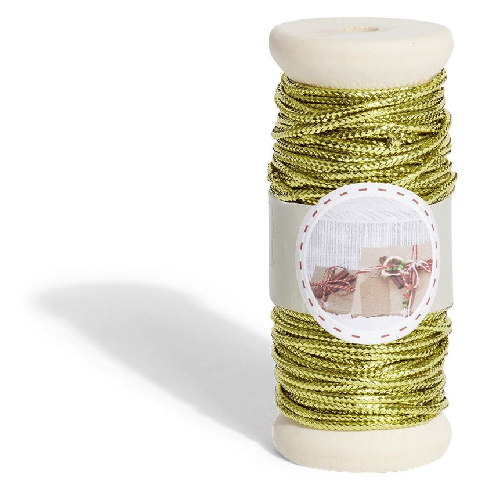 15m roll of gold polyester thread