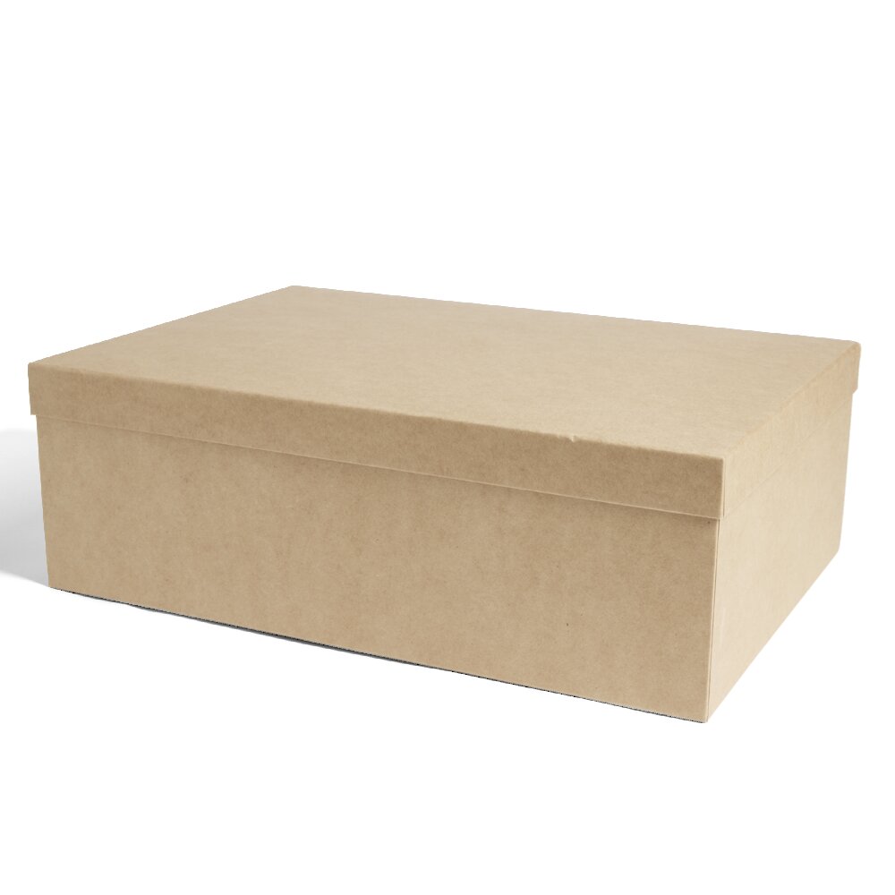 Beige paper box 44x31x15cm
