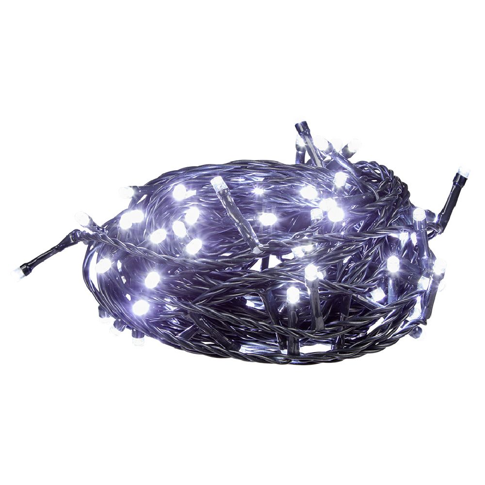 120LED remote control electric garland 11.9m cool white lighting