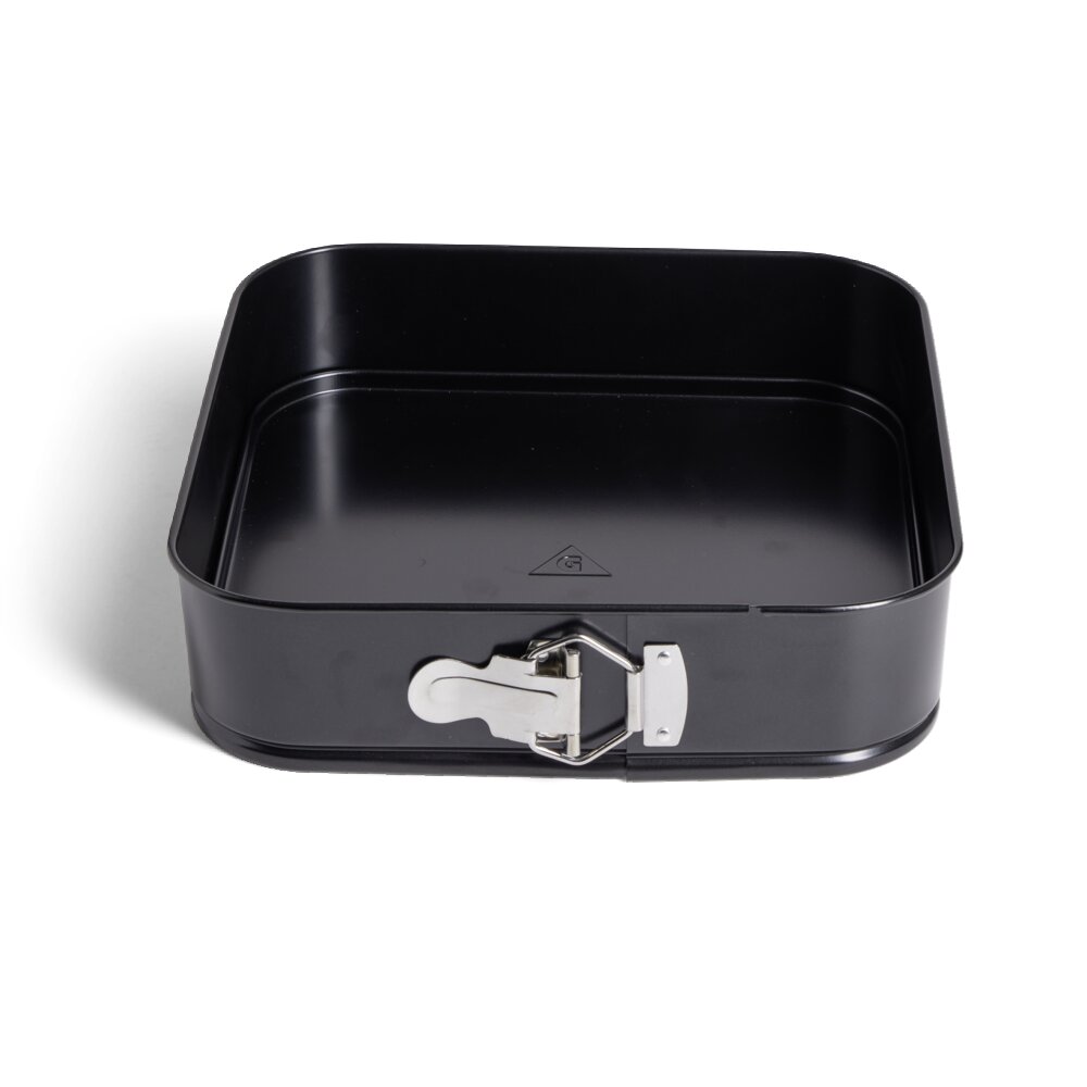 Black metal square hinge mold 26x26xH6.8cm