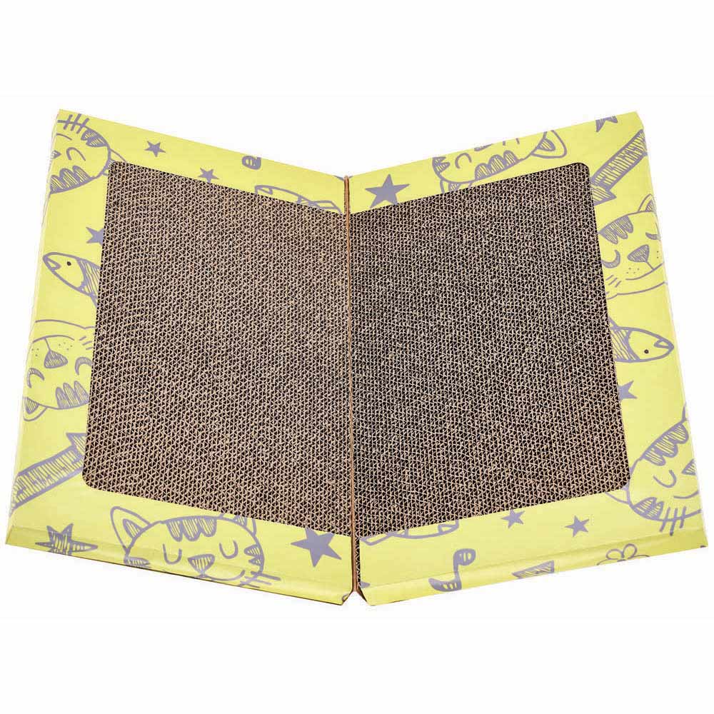 Foldable litter exit mat and scratching post 36x42cm