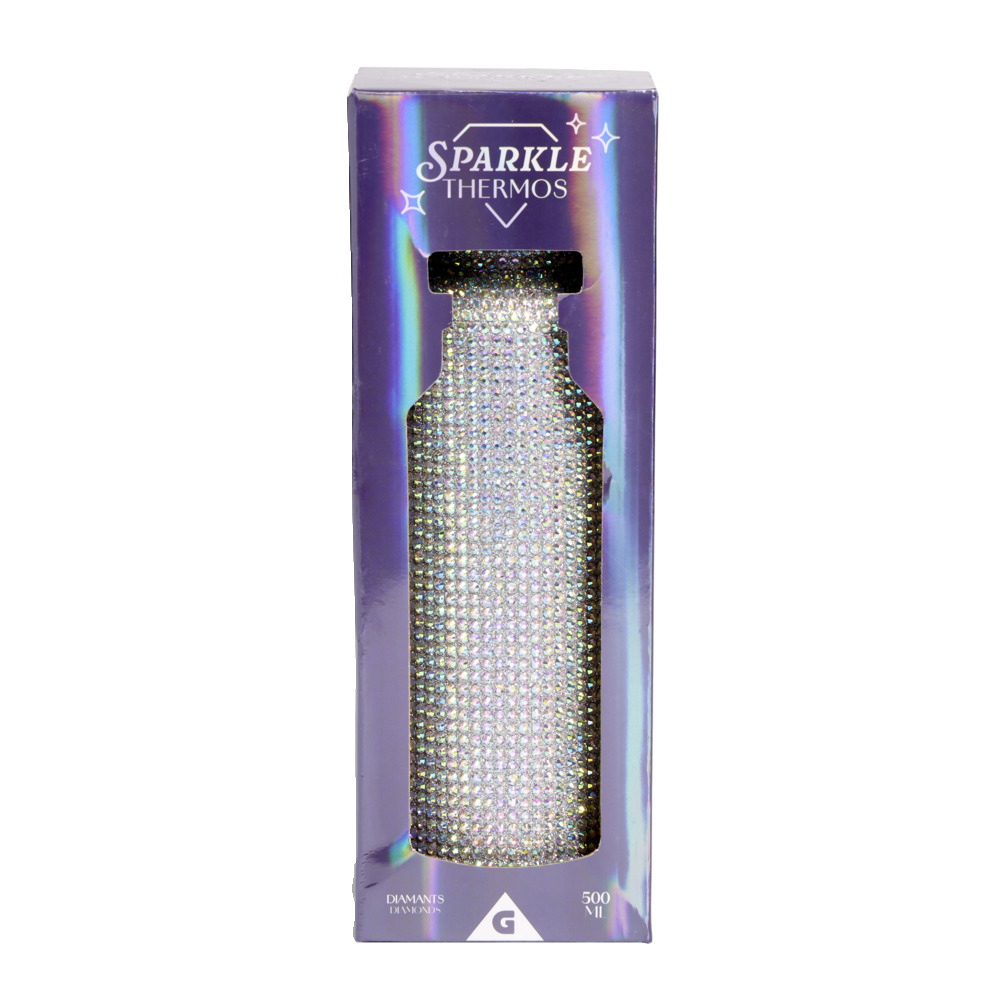 SHISHE 500ML E IZOLUAR ME DIAMANAT ARTIFICIAL