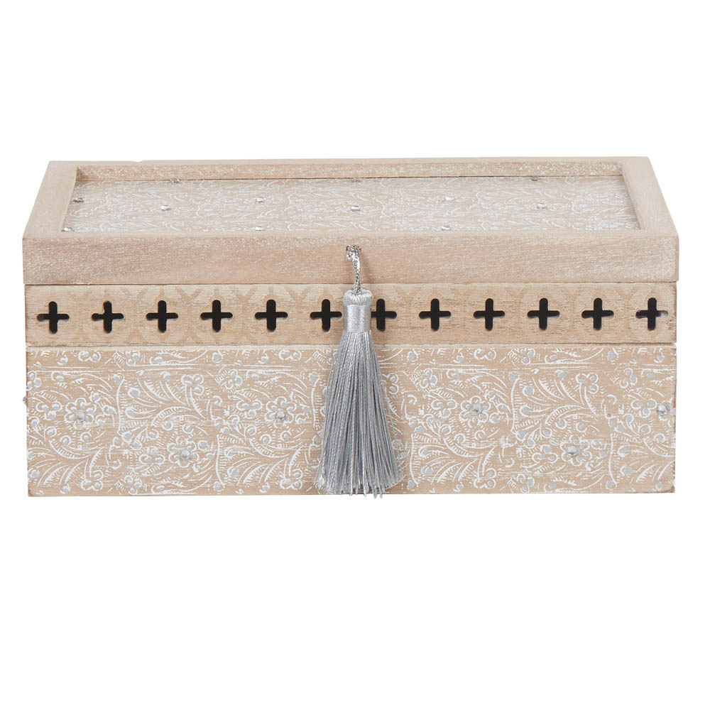 KUTI BIZHUTERI DREJTKËNDËSHE ME EFEKT GURI ME XHUFKË