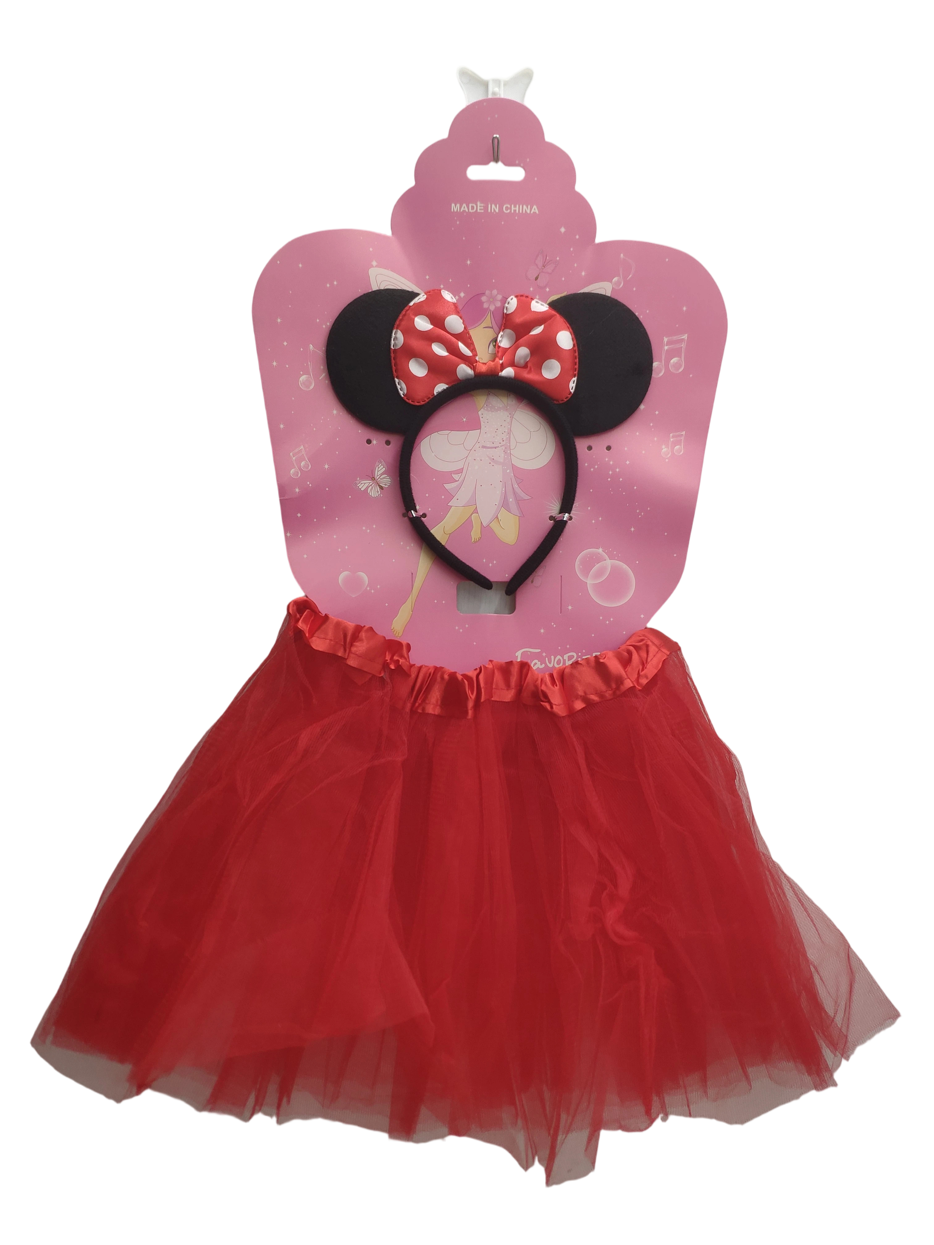 KOSTUM MINIE MOUSE PER VAJZA S-M-L