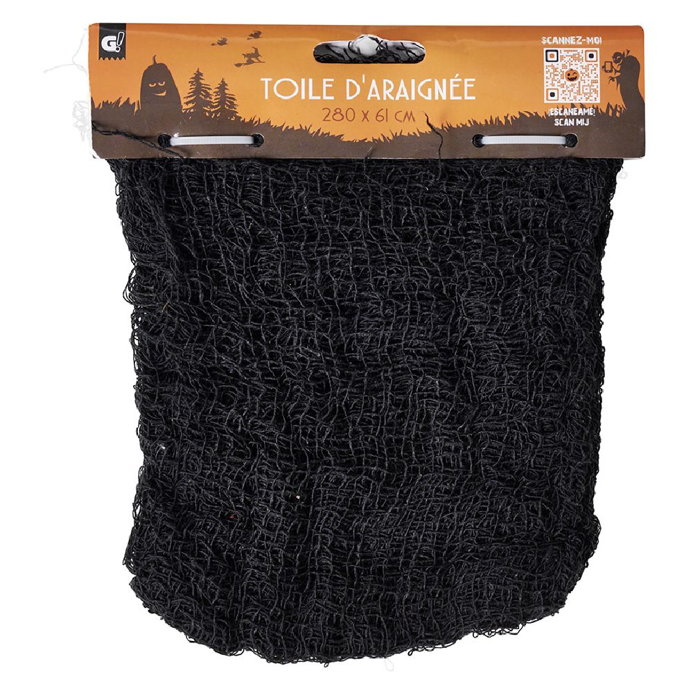 Black or white spider web Halloween