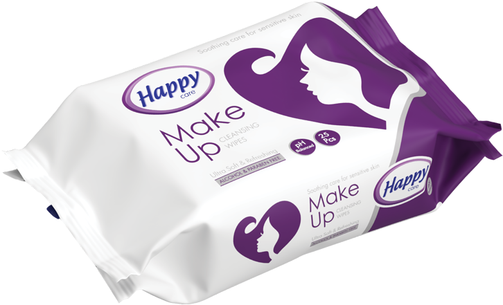 Leter e lagur per make up Happy 25pcs