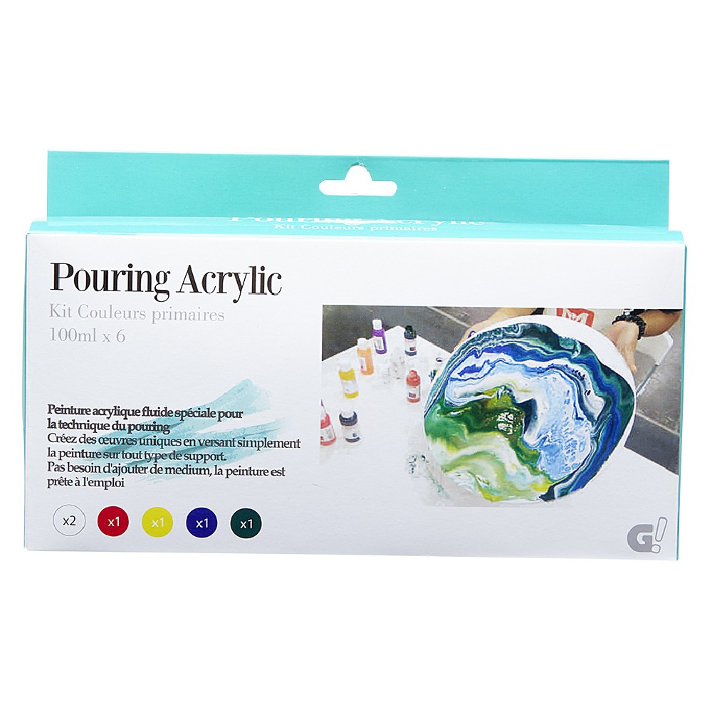 BOJË AKRILIKE 6 NGJYRA
