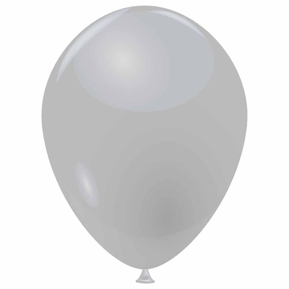 BALON GRI LATEX X20 | 549775