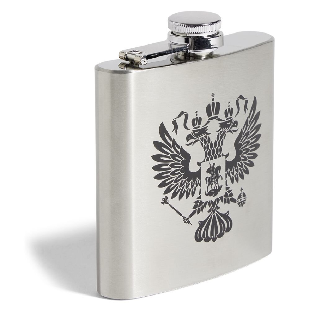178ml stainless steel flask with Tavern Man inscription