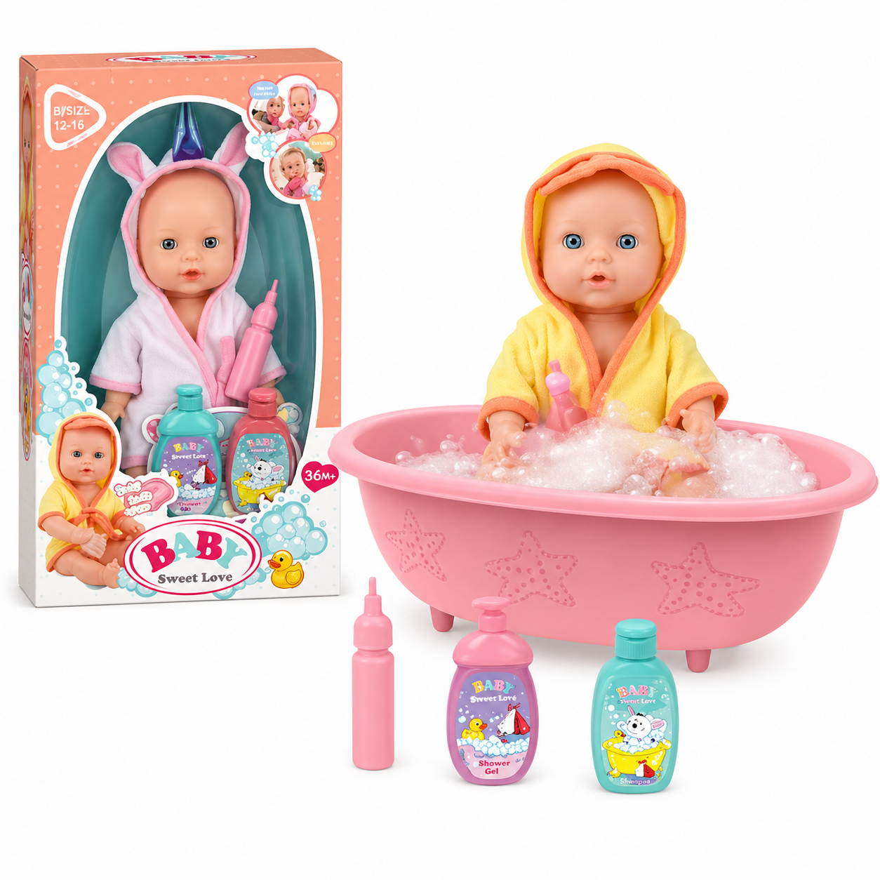 LODER BEBE 28CM ME AKSESORE BANJO