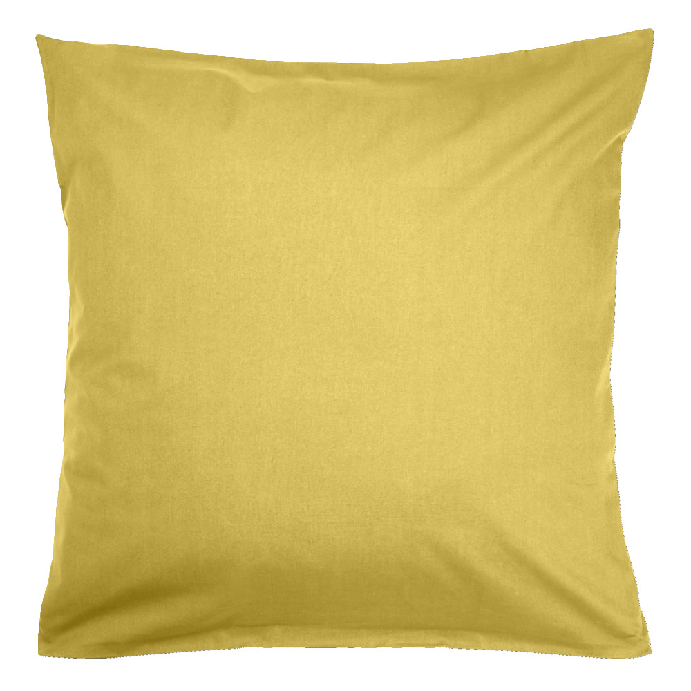 50x70cm pillowcase 100% cotton straight finish mustard yellow