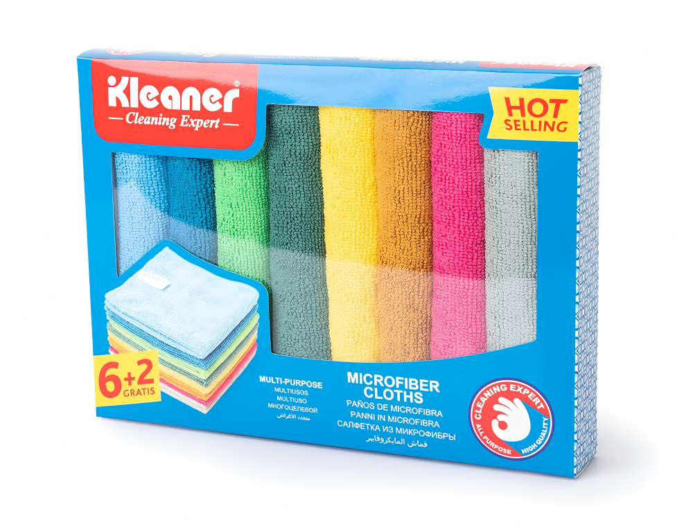 Set me 8 lecka mikrofibër