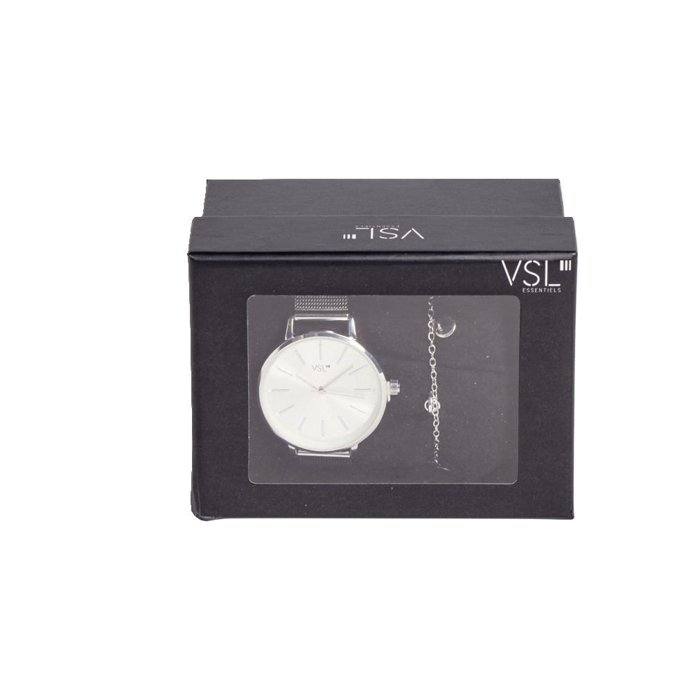 SET ORESH DHE BYLYZYKESH PER FEMRA NGJYRE ARGJENDI L23X0.8X3.4