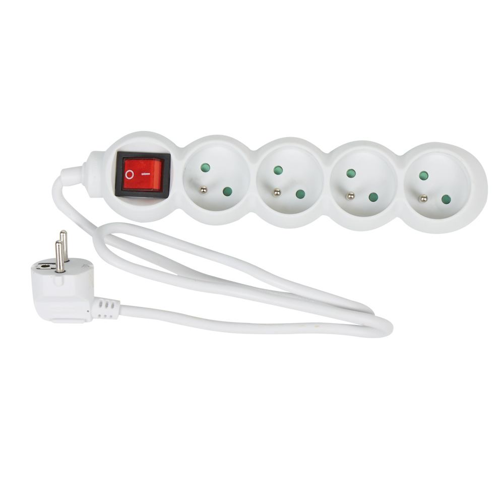 KABELL VAZHDUESE ME 4 PRIZA 16A L75CM