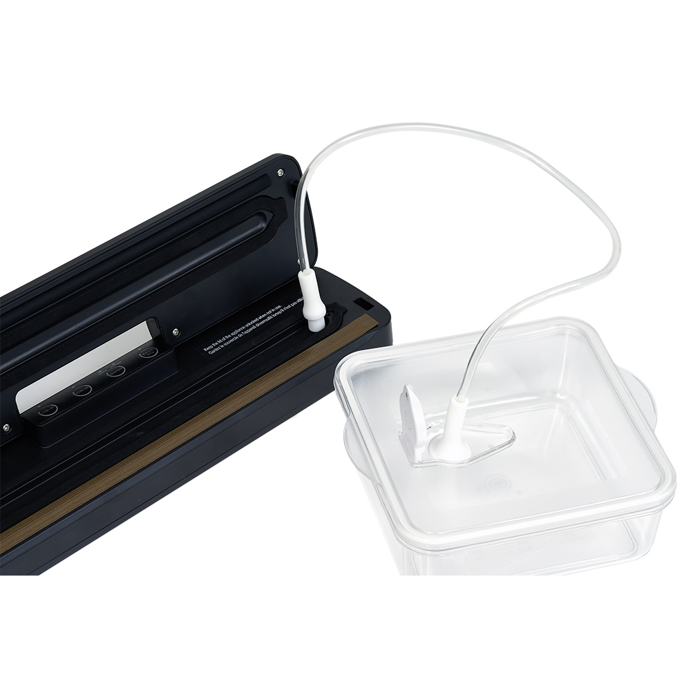 1L vacuum storage container - 18.5x16.5xH6.2cm