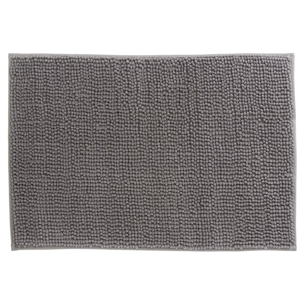 TAPETI I BANJËS GRI CHENILLE 65X45 CM