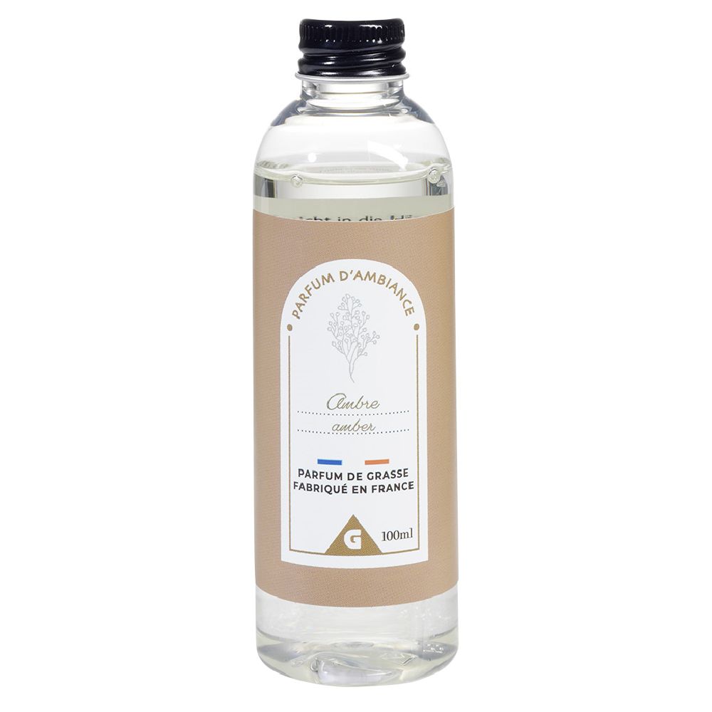 Brown diffuser refill with amber patchouli scent 100ml